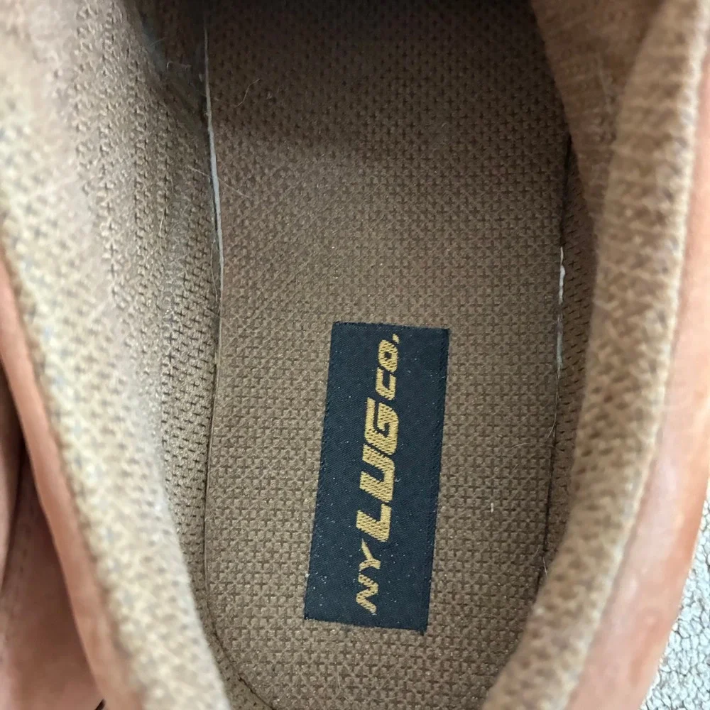 Lugz Leather Moc Toe Lug Sole Oxford Casual Shoes Men's 11 Casual Comfort Fall